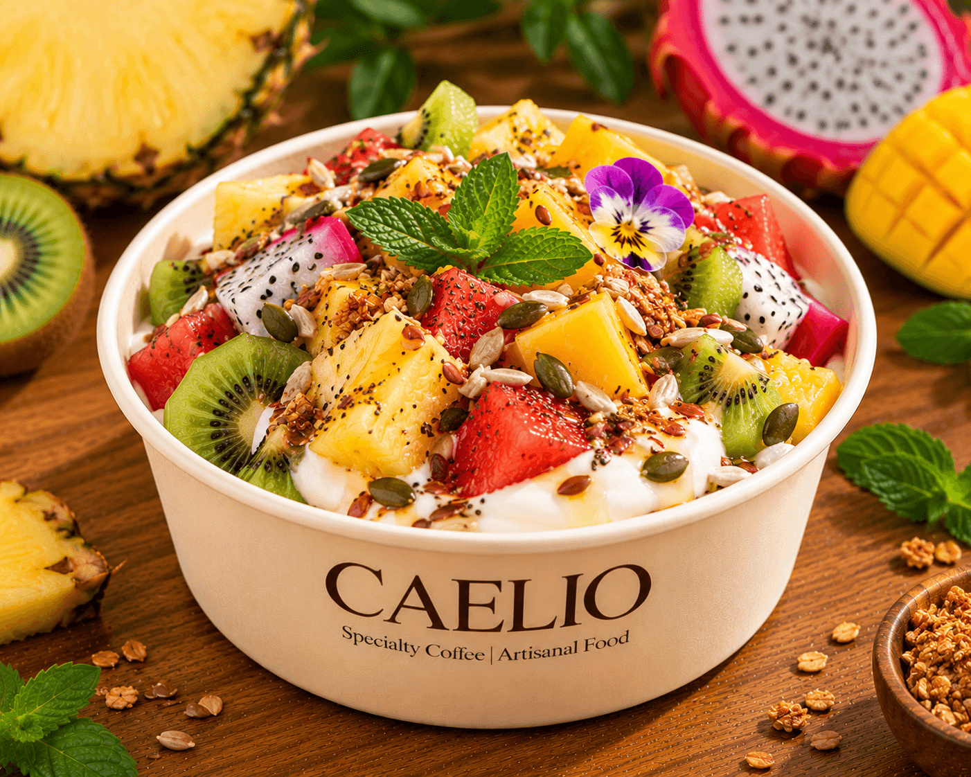 Tropical CAELIO Yogurt Fruit Bowl