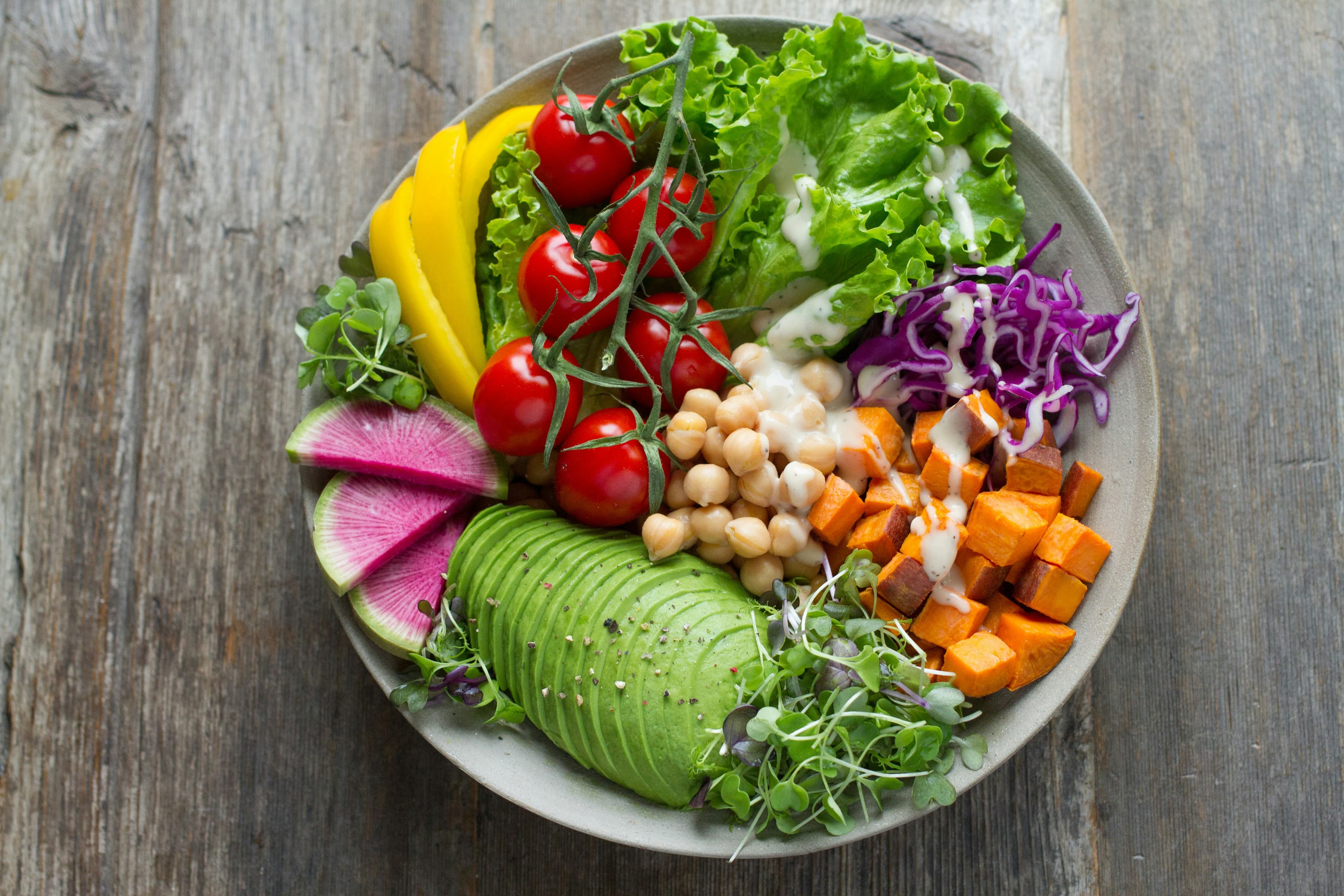 Veg Energy Bowl with Yoghurt